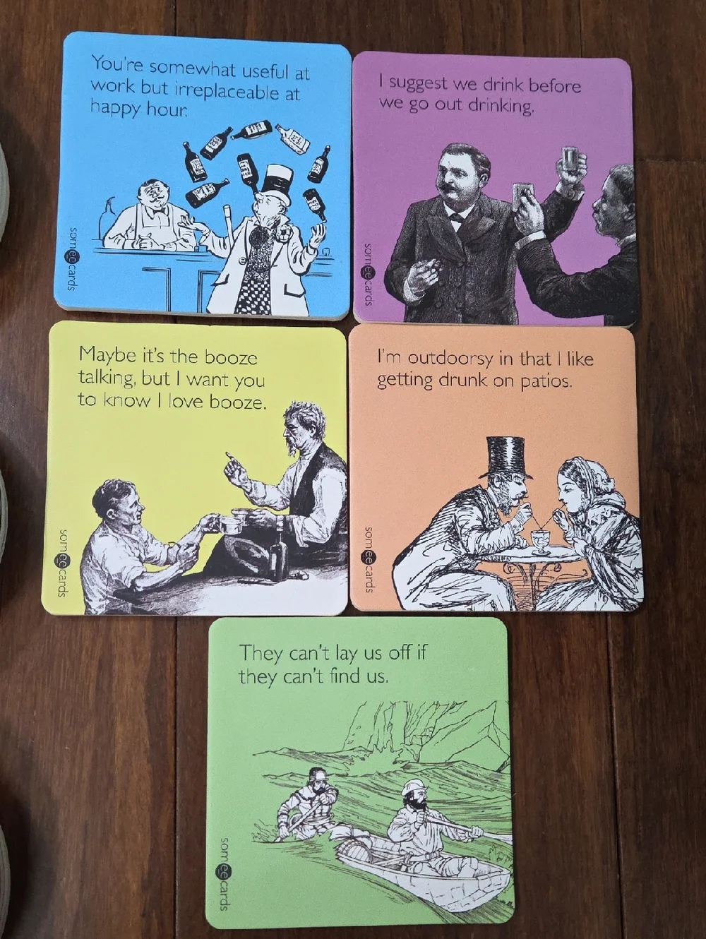 35 ASST PARTY GIRL DRINK TIL HE'S CUTE FUNNY DRUNK SAYING QUOTES COASTERS NEW